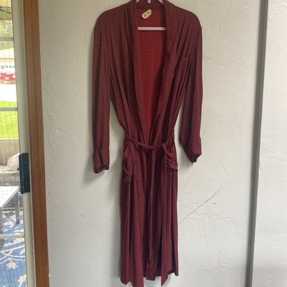 Vintage 1950’s  Men’s Robe Dressing Gown Sleepwear Wise Robes of Distinction